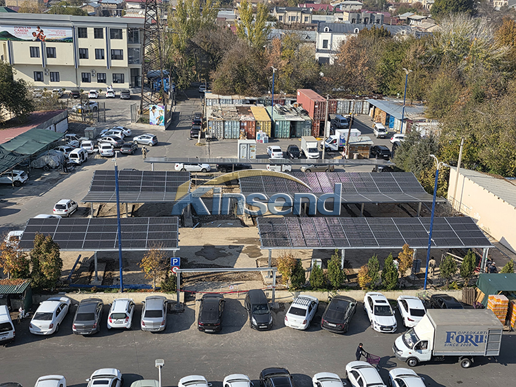 solar carport mounting system