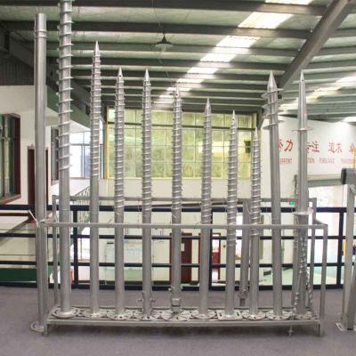 spiralförmige Erdungsschraube für Solarprojekt