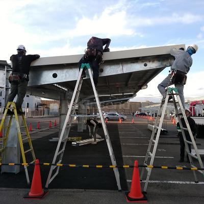 Carport-Montagesystem aus Stahl