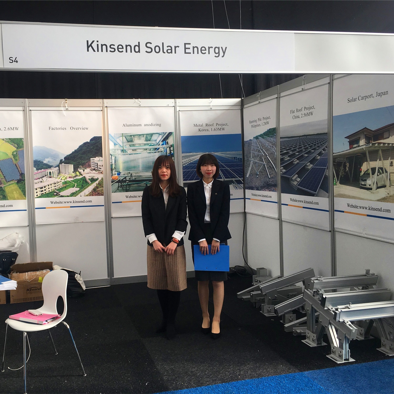  Kinsend ausgestellt auf der solar solutions expo netherlands 2019 