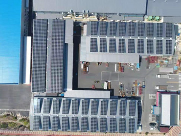 Solarmetalldachprojekt 570kw, Korea