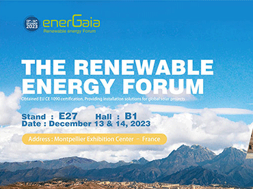 Forum energaia 2023'Montpellier, Frankreich, Stand: Halle: B1, Stand: E27
    