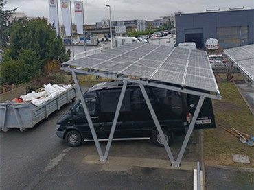 Carport Montagesystem 390KW Frankreich