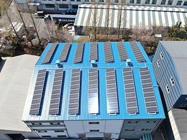 Solar-Metalldach-Projekt 160.04kw , Korea