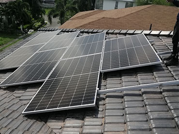 Ziegeldachmontagesystem, Philippinen