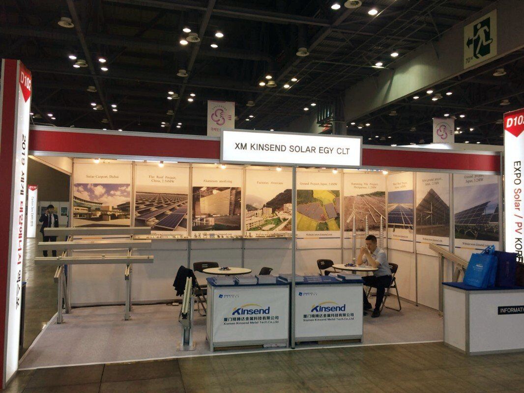  Kinsend ausgestellt auf der expo solar korea 2018 