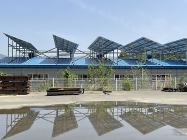 Metalldachmontagesystem 386 kW, Korea