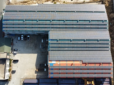 Solarmetalldachprojekt 265KW, Korea