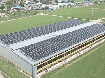 Metalldachmontagesystem 128 kW, Korea