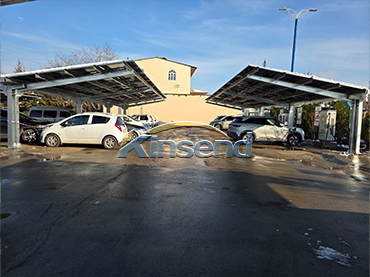 ZAM Metal Waterproof Solar Carport, Usbekistan