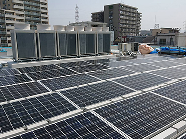 Flachdachballast-Montagesystem 420 kW, Vereinigte Arabische Emirate