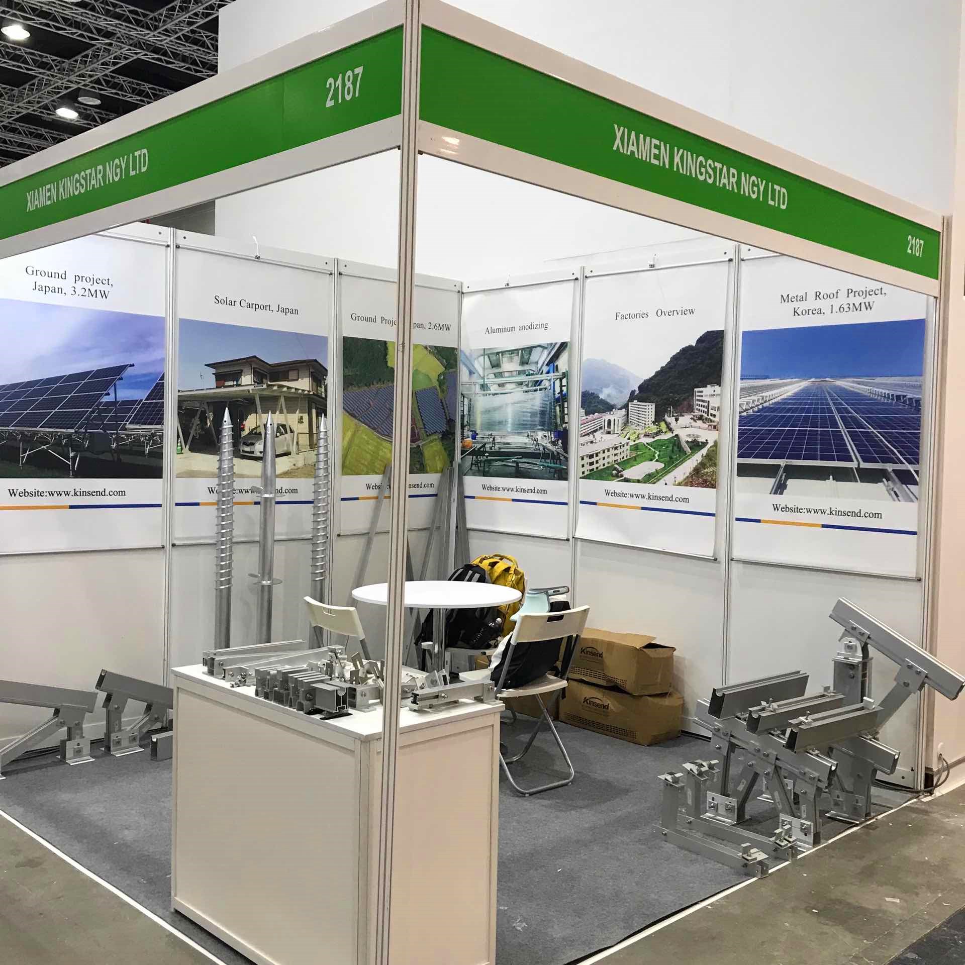  Kinsend ausgestellt auf der asean solar expo in malaysia 2018 